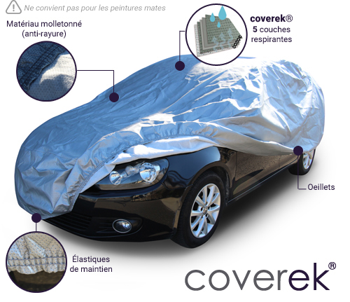 Int/érieur//ext/érieur de Housse de Protection Auto pour Chevrolet Corvette C3 Stingray Coupe 1968-1982